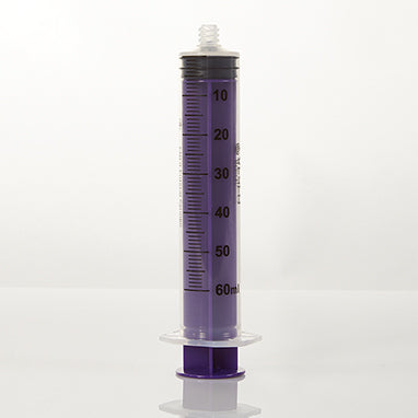 Health Care Logistics ENFit® Syringes, 60mL, Clear, Case