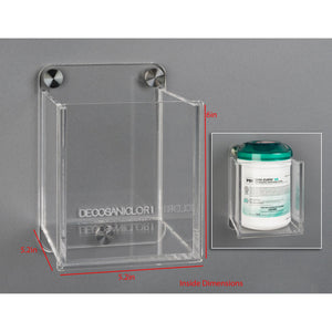 Deco Wipe Tub Holder-1 Position (SSCAP3) Deco Wipe Tub Holder-1 Position (SSCAP3)