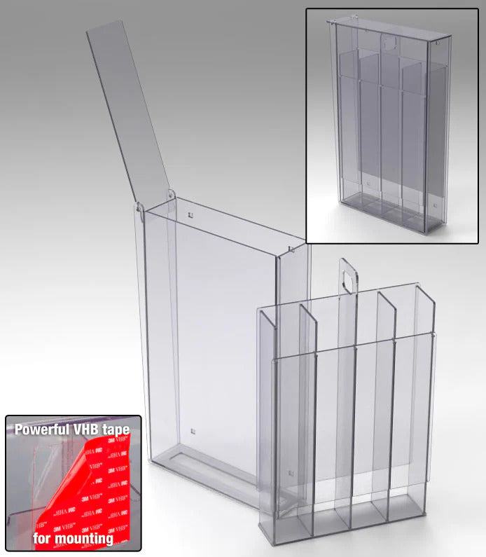 Foley Catheter Cart Mount Holster-16in (VHB Tape)