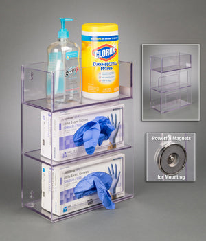 Two Glove Box Holder w/Bin (Bump, Magnets 4) Two Glove Box Holder w/Bin (Bump, Magnets 4)