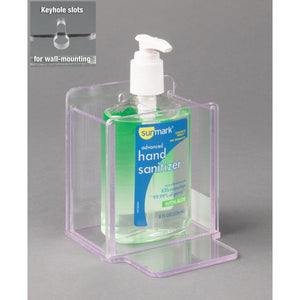 SMALL Hand Sanitizer Holder, FIXED Drip Tray (Wall Mount) SMALL Hand Sanitizer Holder, FIXED Drip Tray (Wall Mount)