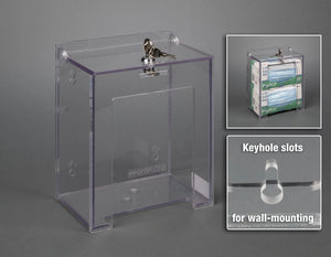 Locking Mask Box Holder-2 Box (Wall Mount) Locking Mask Box Holder-2 Box (Wall Mount)
