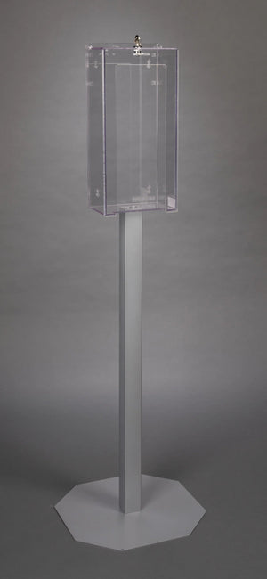 Locking 4 Mask Box Holder (2STL Stand, 2 STL Kit) Locking 4 Mask Box Holder (2STL Stand, 2 STL Kit)