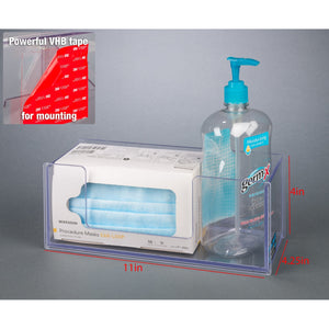 Mask Box Hand Sanitizer Holder (VHB Tape) Mask Box Hand Sanitizer Holder (VHB Tape)