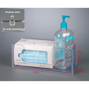 Mask Box Hand Sanitizer Holder (Wall Mount) Mask Box Hand Sanitizer Holder (Wall Mount)