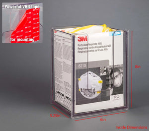 N95 Mask Dispenser (VHB Tape) N95 Mask Dispenser (VHB Tape)