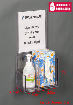 Respiratory Hygiene Station H (AC Stand, RHS AC Stand Kit, SLV Sign) Respiratory Hygiene Station H (AC Stand, RHS AC Stand Kit, SLV Sign)