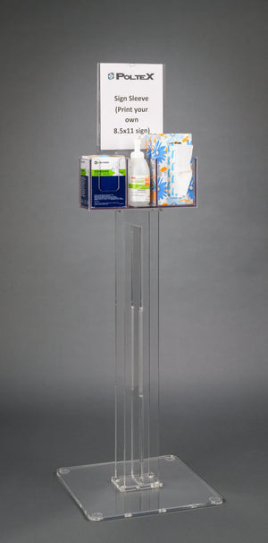 Respiratory Hygiene Station Q (AC Stand, RHS AC Stand Kit, SLV Sign) Respiratory Hygiene Station Q (AC Stand, RHS AC Stand Kit, SLV Sign)