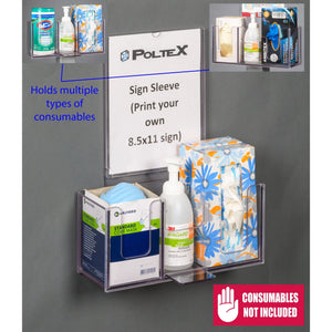 Respiratory Hygiene Station Q (Wall Mount Sign Sleeve) Respiratory Hygiene Station Q (Wall Mount Sign Sleeve)