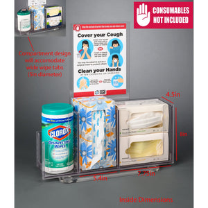 Respiratory Hygiene Station U (Countertop Base, Decal Sign) Respiratory Hygiene Station U (Countertop Base, Decal Sign)