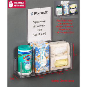 Respiratory Hygiene Station U (Wall Mount Sign Sleeve) Respiratory Hygiene Station U (Wall Mount Sign Sleeve)
