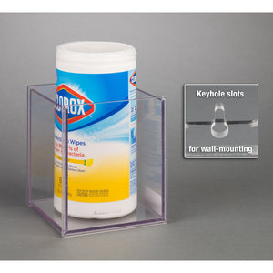 Sani/Clorox Wipe Holder-1 Pocket (Wall Mount) Sani/Clorox Wipe Holder-1 Pocket (Wall Mount)