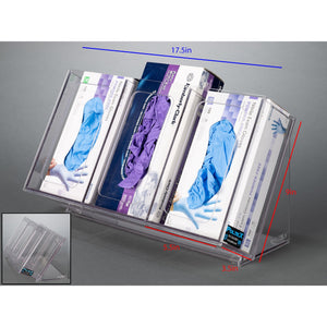 Countertop Glove Box Holder-3 Box (Bump, 3GBST, K10) Countertop Glove Box Holder-3 Box (Bump, 3GBST, K10)