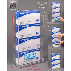 Visual Management Glove Box Holder-4 Box (Magnets 4) Visual Management Glove Box Holder-4 Box (Magnets 4)