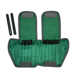 Cando Adjustable Ankle Weight, 5lb,Green