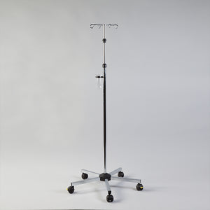 Chrome IV Pole with Spring-Loaded Adjuster Chrome IV Pole with Spring-Loaded Adjuster