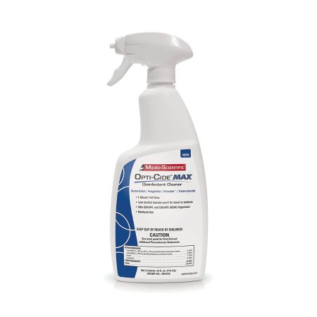 Opti-Cide® Max Surface Disinfectant Cleaner Alcohol Based Liquid 24 oz. Bottle Alcohol Scent NonSterile
