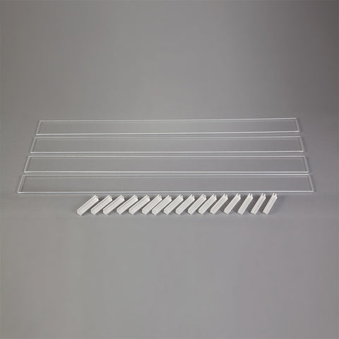 Drawer Organizing Divider Set, Clear, 2 Inch