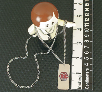 Emergency I.D. Necklace, Diabetic