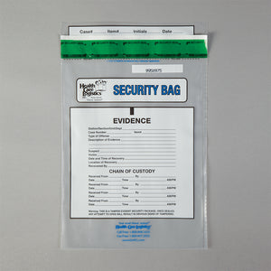 Chain Of Custody Bags, Clear, 9 x 12 Chain Of Custody Bags, Clear, 9 x 12