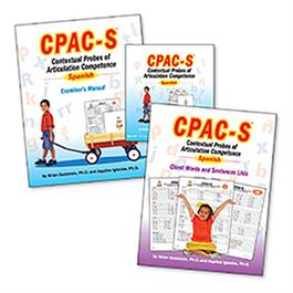 Contextual Probes of Articulation Competence Spanish (CPAC-S) Test Only Kit
