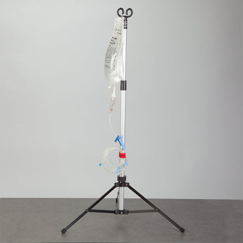 Portable IV Pole, 2-Hook