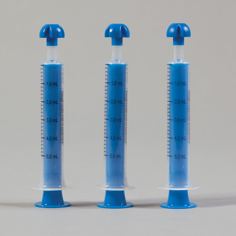 Health Care Logistics Comar Oral Dispensers with Tip Caps, 5mL