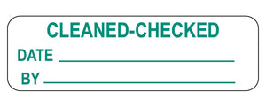 Cleaned-Checked Labels Cleaned-Checked Labels