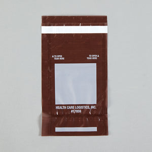 Health Care Logistics Self-Sealing Tamper-Indicating Bags, Amber, 3-3/4 x 6-1/4 Health Care Logistics Self-Sealing Tamper-Indicating Bags, Amber, 3-3/4 x 6-1/4