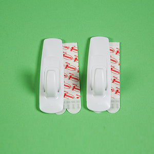 Health Care Logistics Adhesive Hooks for Disposable Isolation Station Health Care Logistics Adhesive Hooks for Disposable Isolation Station