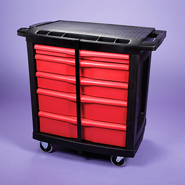 Five-Drawer Mobile Work Center