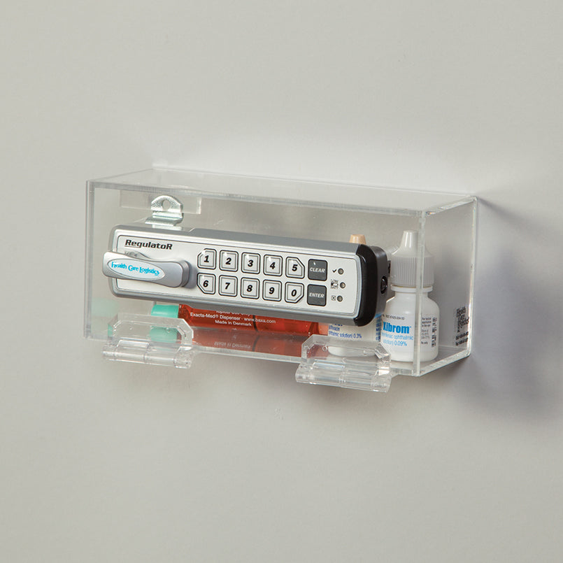 Health Care Logistics Locking Wall Box with Keyless Entry Digital Lock, Small