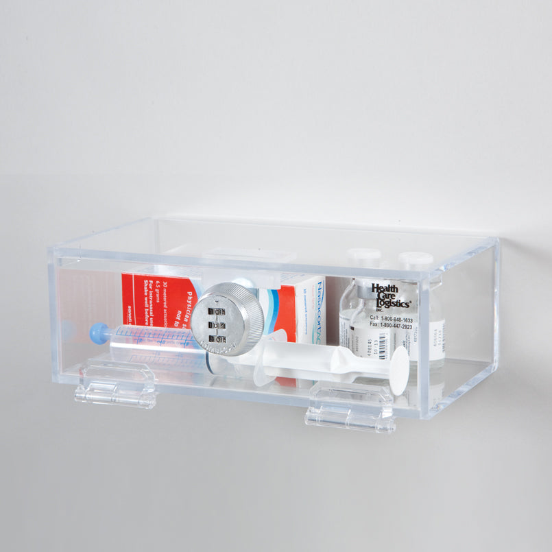 Health Care Logistics Full-Size Security Box w/ Dial Combination Lock