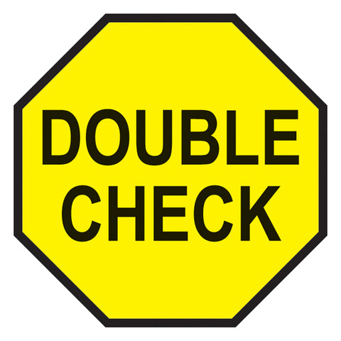 Double Check Labels