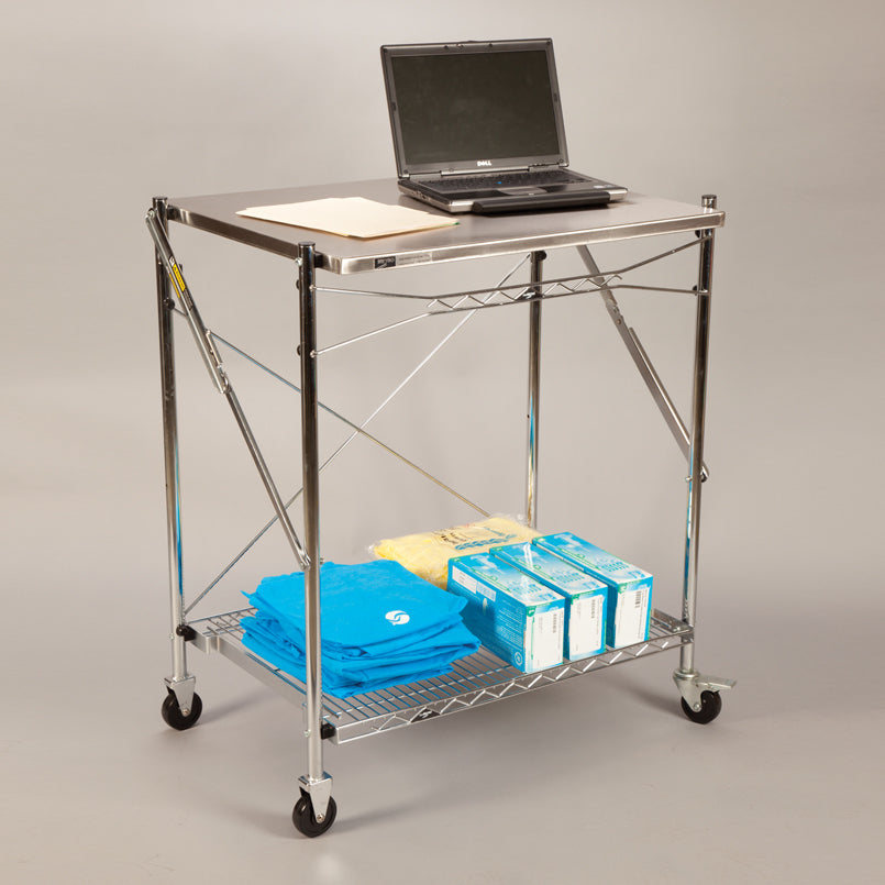 Health Care Logistics Folding Work Table
