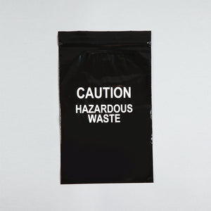Caution Hazardous Waste Bag, 6 x 9 Caution Hazardous Waste Bag, 6 x 9