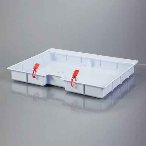 Shallow Crash Cart Box For Metro Lifeline Cart with Clear Slide-In Lid