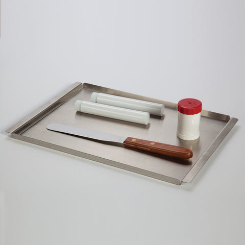 Shallow Stainless Steel Tray