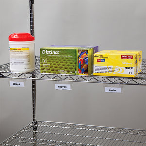 Health Care Logistics Wire Shelf Tag Holders Health Care Logistics Wire Shelf Tag Holders