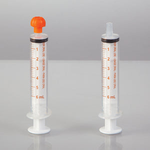 Health Care Logistics NeoMed® Oral Dispensers with Tip Caps, 6mL, Clear/Amber Markings, 100 Pack Health Care Logistics NeoMed® Oral Dispensers with Tip Caps, 6mL, Clear/Amber Markings, 100 Pack