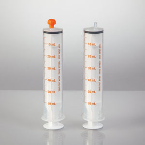 Health Care Logistics Oral Dispensers with Tip Caps, 60mL, Clear/Orange Markings, 100 Pack Health Care Logistics Oral Dispensers with Tip Caps, 60mL, Clear/Orange Markings, 100 Pack
