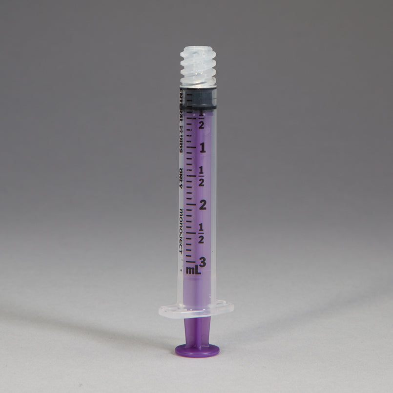 Health Care Logistics Monoject ENFit Syringes, 3mL, Non-Sterile