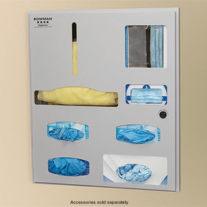 Health Care Logistics PPE Organizer, Powder-Coated Steel, Recessed Health Care Logistics PPE Organizer, Powder-Coated Steel, Recessed