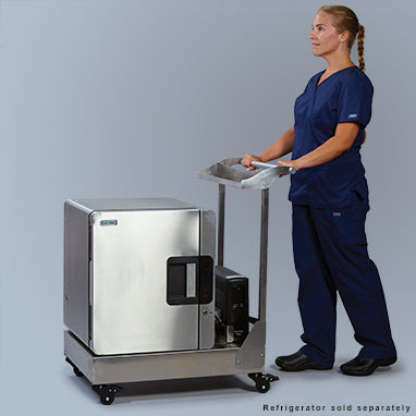 Stainless Steel Cart for Evolve Refrigerator, 1.8 cu. ft.