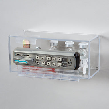 Health Care Logistics Locking Wall Box w/ Keyless Entry Digital Lock w/ Audit Trail, Small