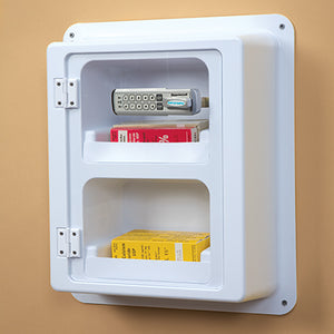 Health Care Logistics Easy-View Locking Wall Cabinet w/ Keyless Entry Digital Lock Health Care Logistics Easy-View Locking Wall Cabinet w/ Keyless Entry Digital Lock