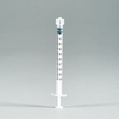 Health Care Logistics Sterile Vesco Luer-Lock Syringes, 1mL