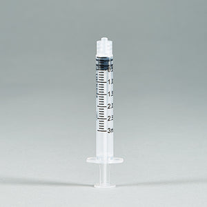Health Care Logistics Sterile Vesco Luer-Lock Syringes, 3mL Health Care Logistics Sterile Vesco Luer-Lock Syringes, 3mL