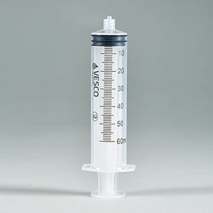 Health Care Logistics Sterile Vesco Luer-Lock Syringes, 60mL Health Care Logistics Sterile Vesco Luer-Lock Syringes, 60mL