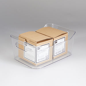 Health Care Logistics Clear Plastic Storage Bin, 9½"W x 4¼"H x 6¾"D Health Care Logistics Clear Plastic Storage Bin, 9½"W x 4¼"H x 6¾"D